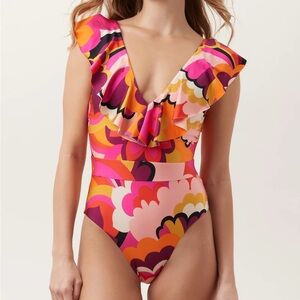 🆕 Trina Turk One Piece Swim Suit - 10